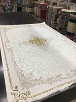 Ковер Nazende 2х2,9 1715C WHITE / GOLD STAN