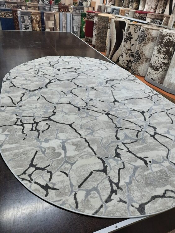 Ковер Rimma Lux 2х3  36892J CREAM \ GREY OVAL