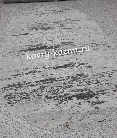 Ковер  Rimma Lux 2,4х3,4   37441C   GREY \ L.GREY OVAL