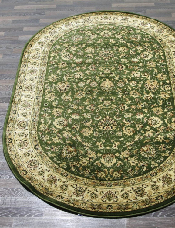 Ковер IZMIR 0,8x1,5 5471 GREEN OVAL