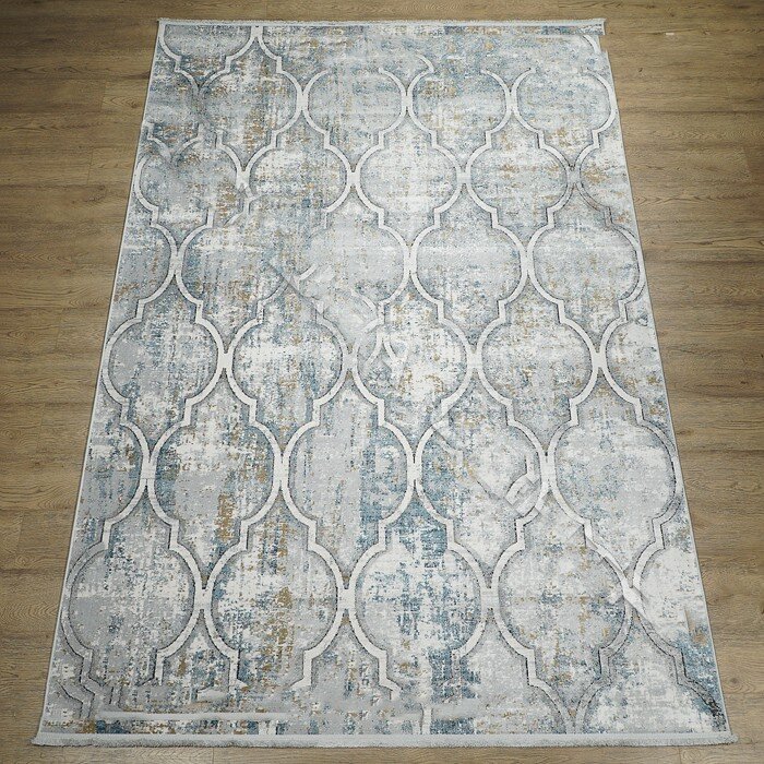 Ковер LOFT 1,6x2,3 B021A CREAM / BLUE OVAL