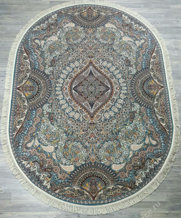Ковер ABRISHIM 1,5x2,3 20170J BLUE / BLUE OVAL