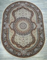 Ковер SULTANATE 2х3 7705 BEYAZ / LACIVERT OVAL